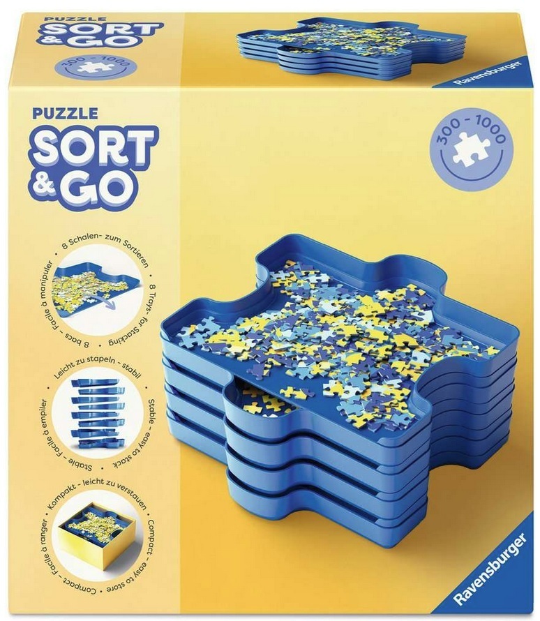 Ravensburger Puzzle Sort & Go, pusletükkide hoiuruum