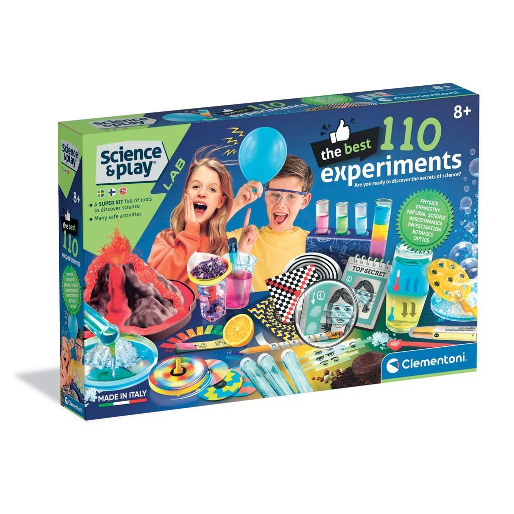 Clementoni Best 110 Experiments teaduskomplekt