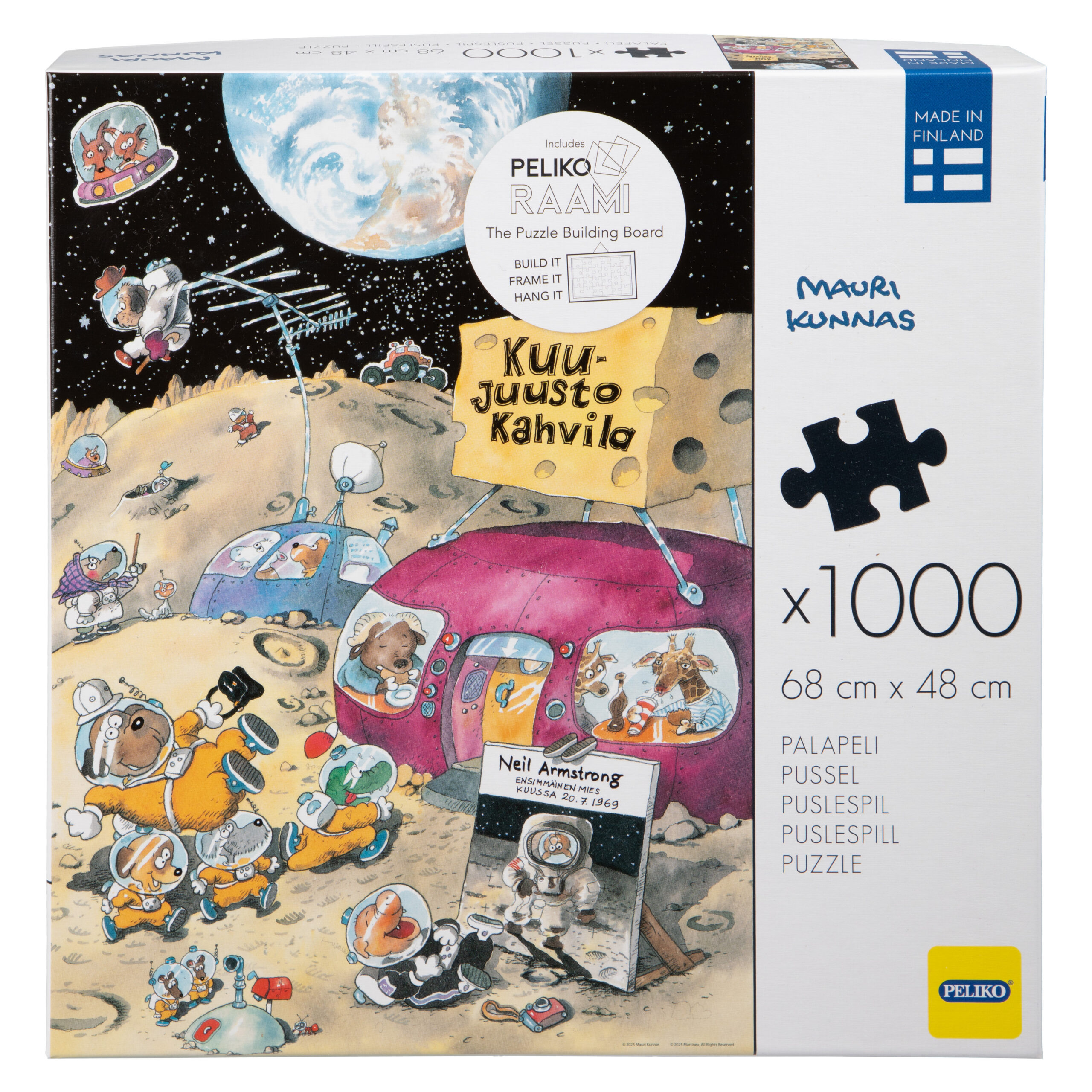 Mauri Kunnas Moon Cheese Café, pusle 1000 tükki - Image 2