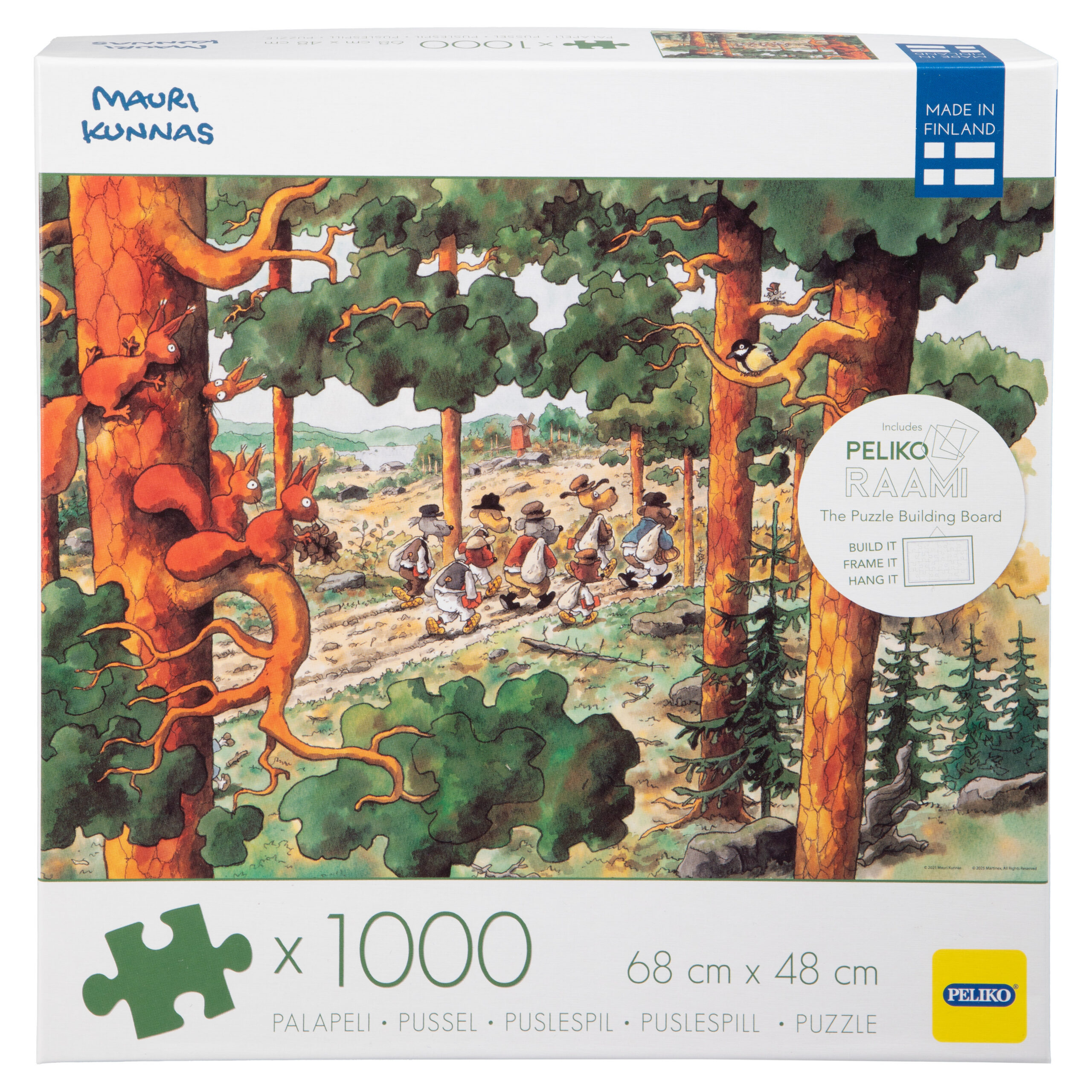 Mauri Kunnas Vennad teel, pusle 1000 tükki - Image 2