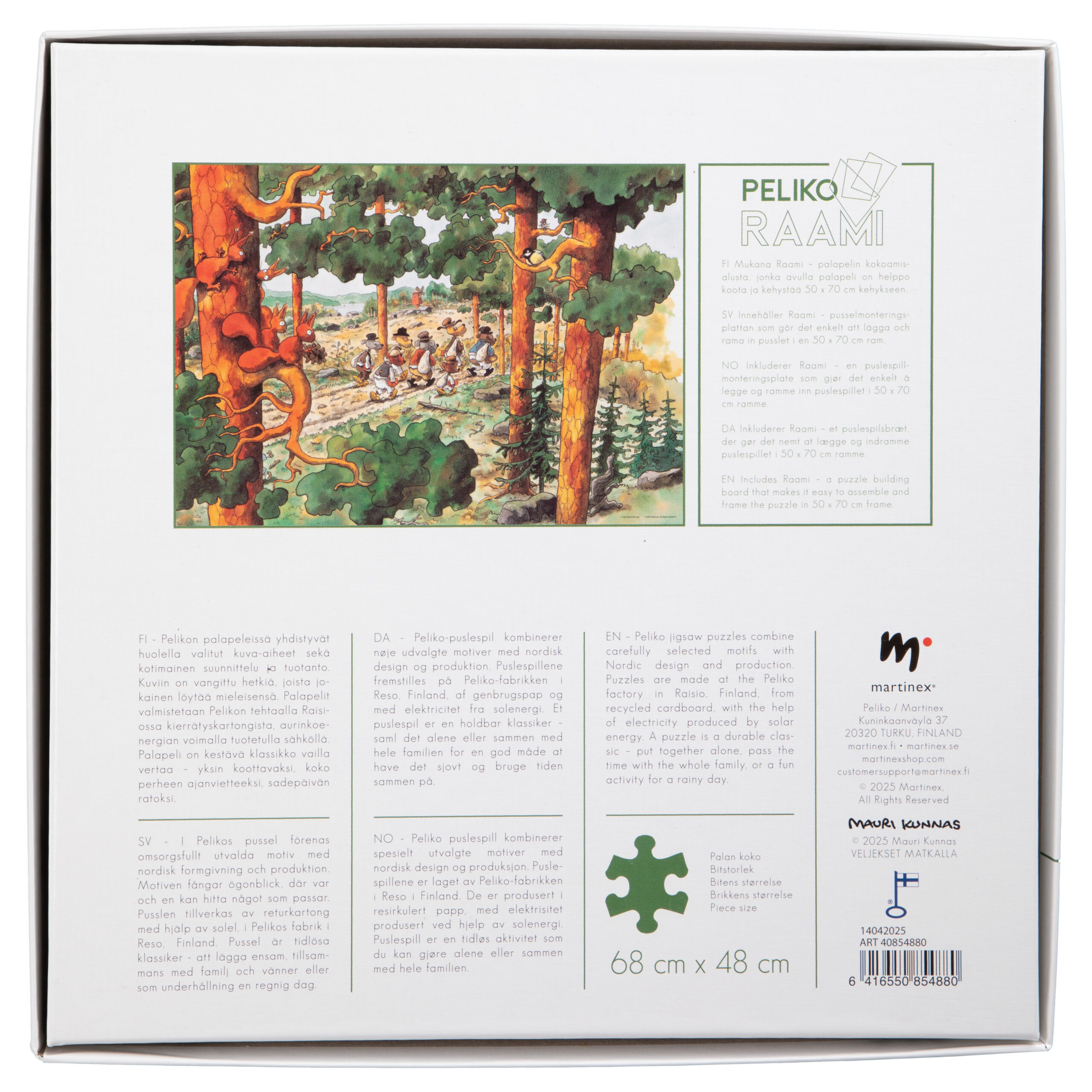 Mauri Kunnas Vennad teel, pusle 1000 tükki - Image 3