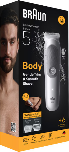 Braun Styler BG 5550 Gentle Grey kehatrimmer - Image 2