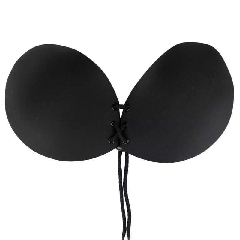 BRA ADHESIVE INTERLACED BLACK CUP E - Image 4
