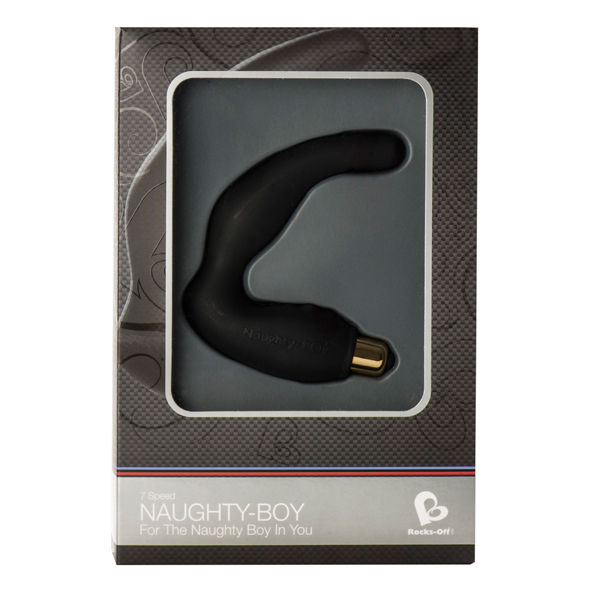 NAUGHTY-BOY MALE G-SPOT MASSAGER 7 V BLACK - Image 2