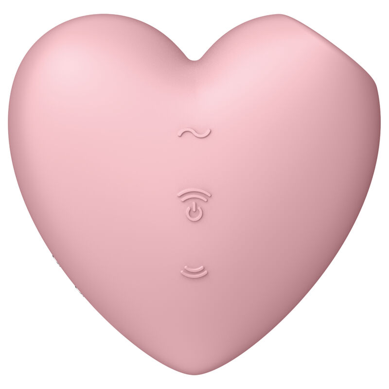CUTIE HEART AIR PULSE STIMULATOR & VIBRATOR PINK - Image 2