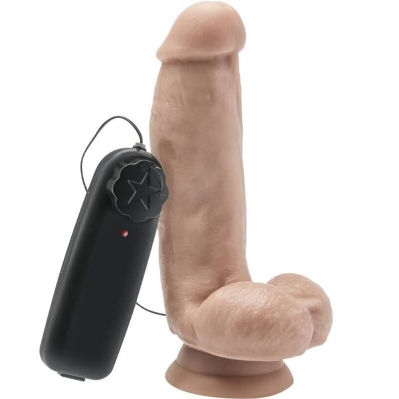 DILDO 12 CM WITH BALLS VIBRATOR SKIN