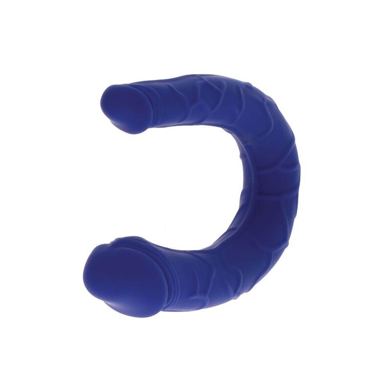 REALISTIC MINI DOUBLE DONG BLUE - Image 3