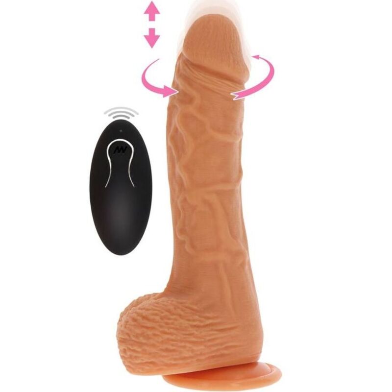 UP&DOWN ROTATING VIBR DILDO SKIN