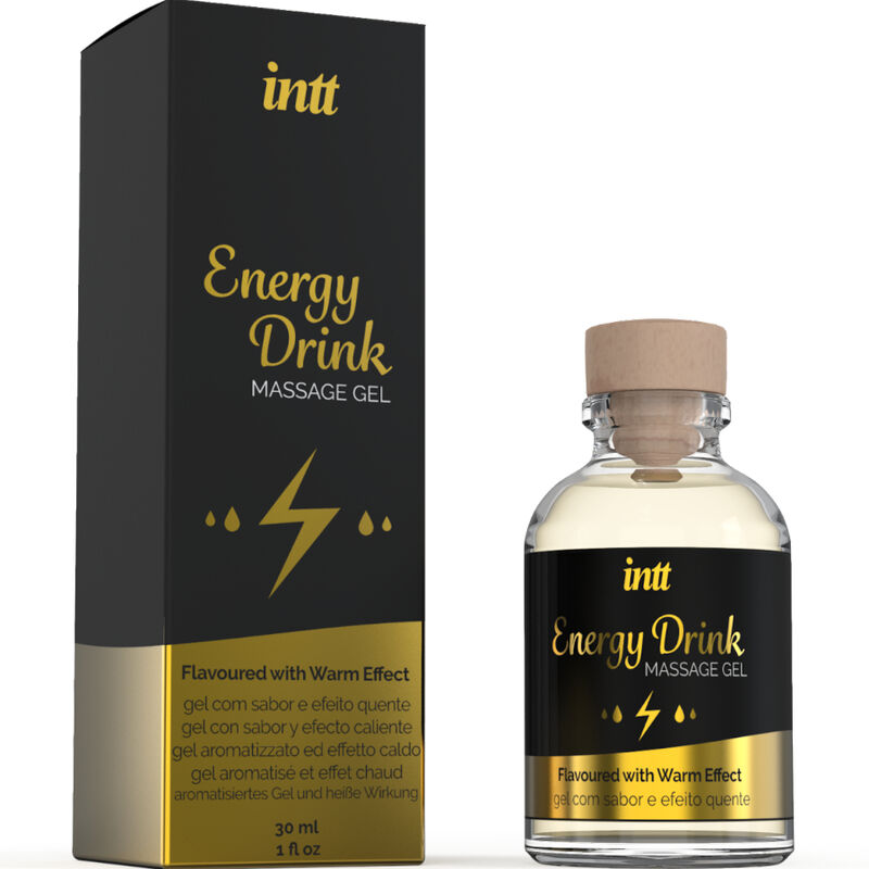 MASSAGE GEL WITH FLAVORED ENERGY CA DRINK AND HEATING EFFECT - Image 2