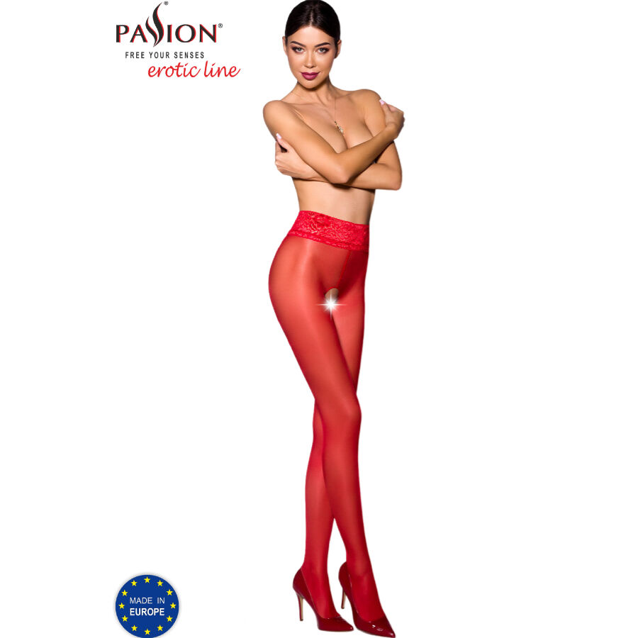 TIOPEN 008 RED TIGHTS 1/2 30 DEN