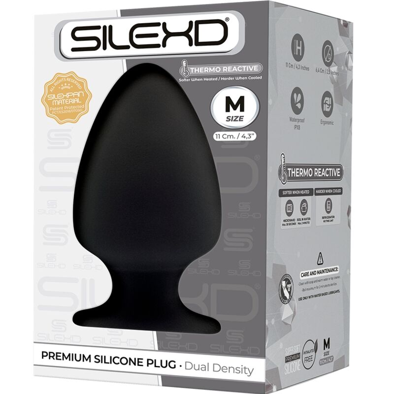 MODEL 1 ANAL PLUG PREMIUM SILEXPAN SILICONE PREMIUM THERMOREACTIVE SIZE M - Image 2