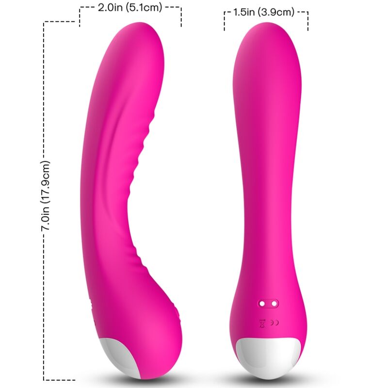 LEGEND VIBRATOR SILICONE FUCHSIA - Image 3