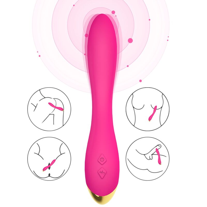 FLAMINGO VIBRATOR MULTIPOSITION FUCHSIA - Image 3
