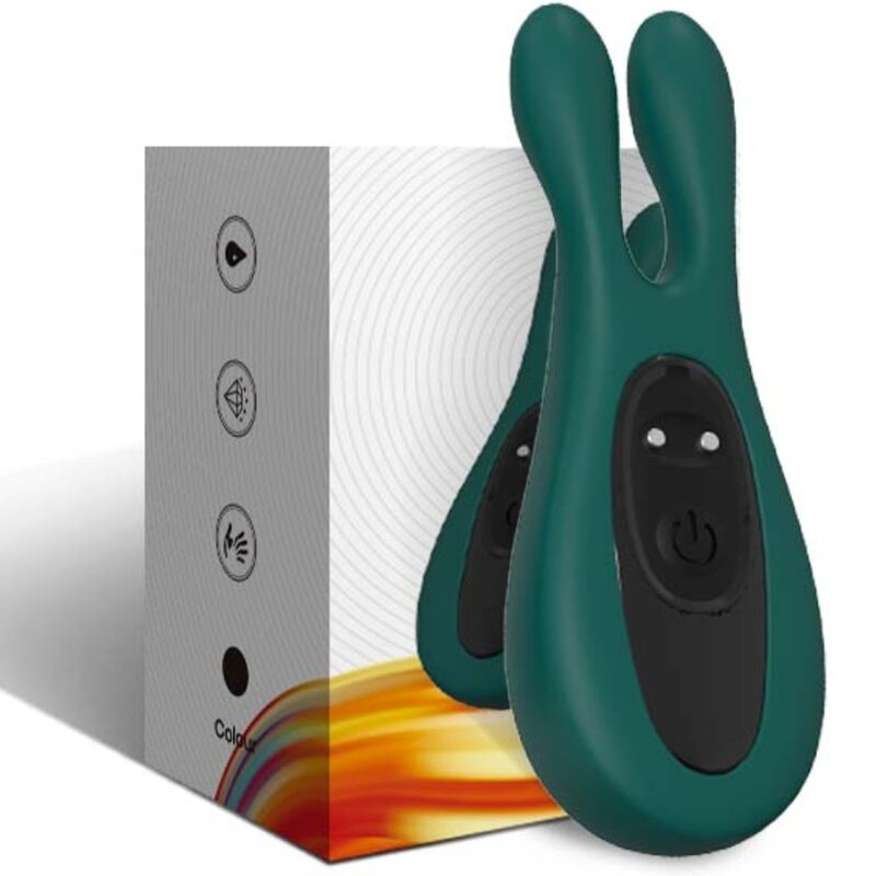 STIMULATOR & VIBRATOR RABBIT GREEN - Image 5
