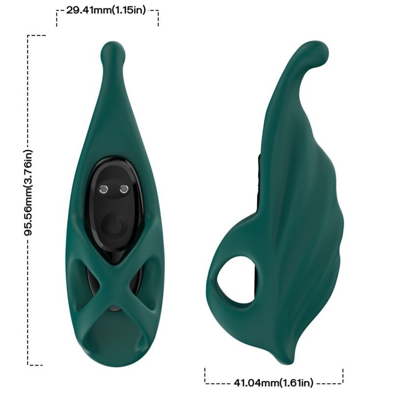 FINGER STIMULATOR & VIBRATOR GREEN - Image 4