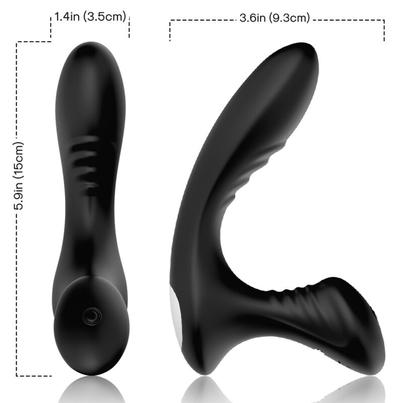 STORM VIBRATOR ANAL PROSTATE & PLUG REMOTE CONTROL BLACK - Image 2