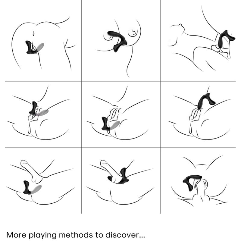 STORM VIBRATOR ANAL PROSTATE & PLUG REMOTE CONTROL BLACK - Image 3