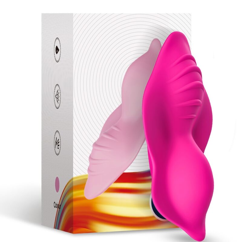 WHISPER WEARABLE PANTIES VIBRATOR REMOTE CONTROL FUCHSIA - Image 4