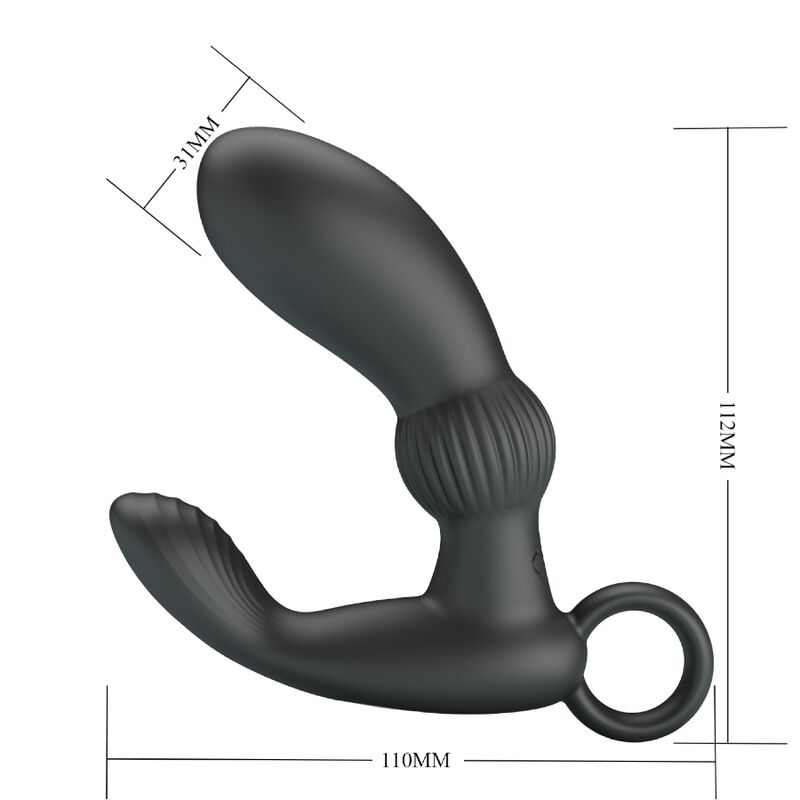 CAYLA ANAL VIBRATOR MASSAGER BLACK - Image 5