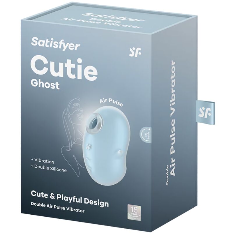 CUTIE GHOST LAY-ON VIBRATOR LIGHT BLUE - Image 5