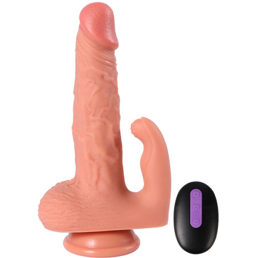 HAYDEN DILDO AND CLITORIS STIMULATOR WITH VIBRATION AND REMOTE CONTROL 16 CM - Image 4