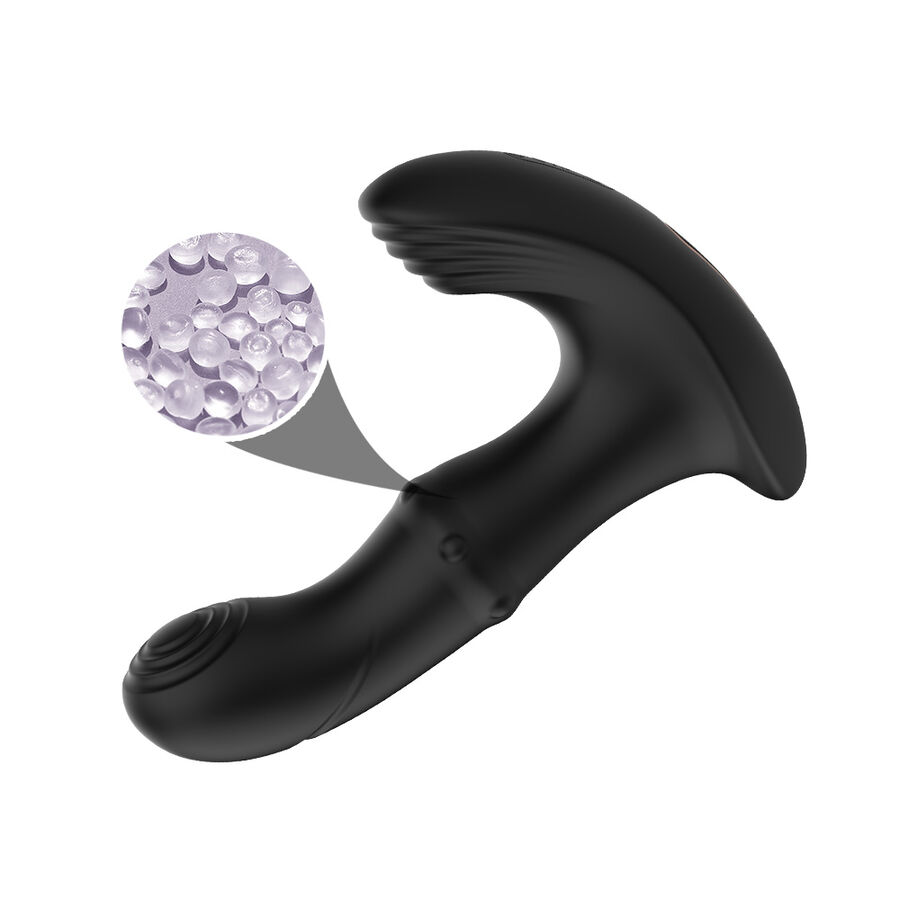 ANAL PROSTATE VIBRATOR REMOTE CONTROL BLACK - Image 4