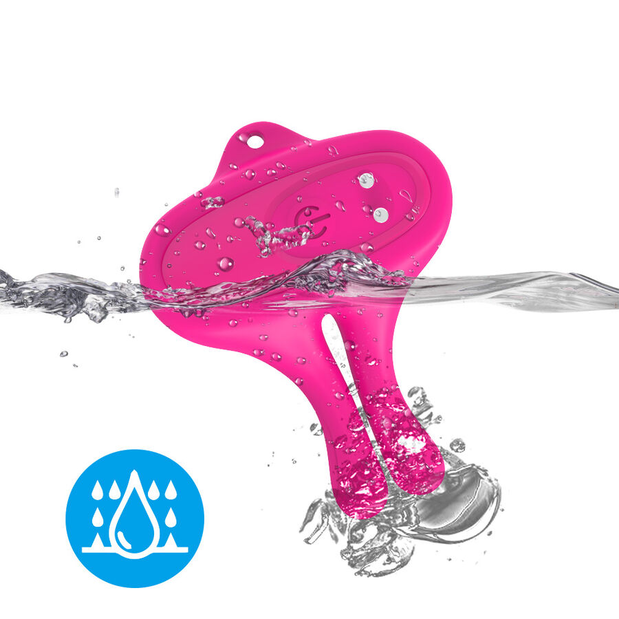 RABBIT SHAPE VIBRATION MAGNETIC NIPPLE CLAMPS PINK - Image 4