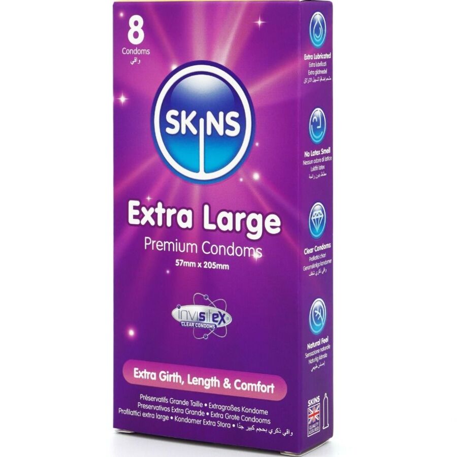 EXTRA LARGE PREMIUM CONDOMS PACK 8 - Image 2