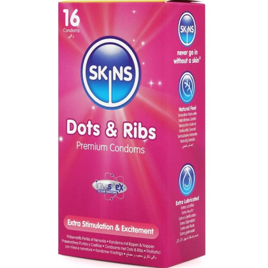DOTS & RIBS PREMIUM CONDOMS PACK 16 - Image 2