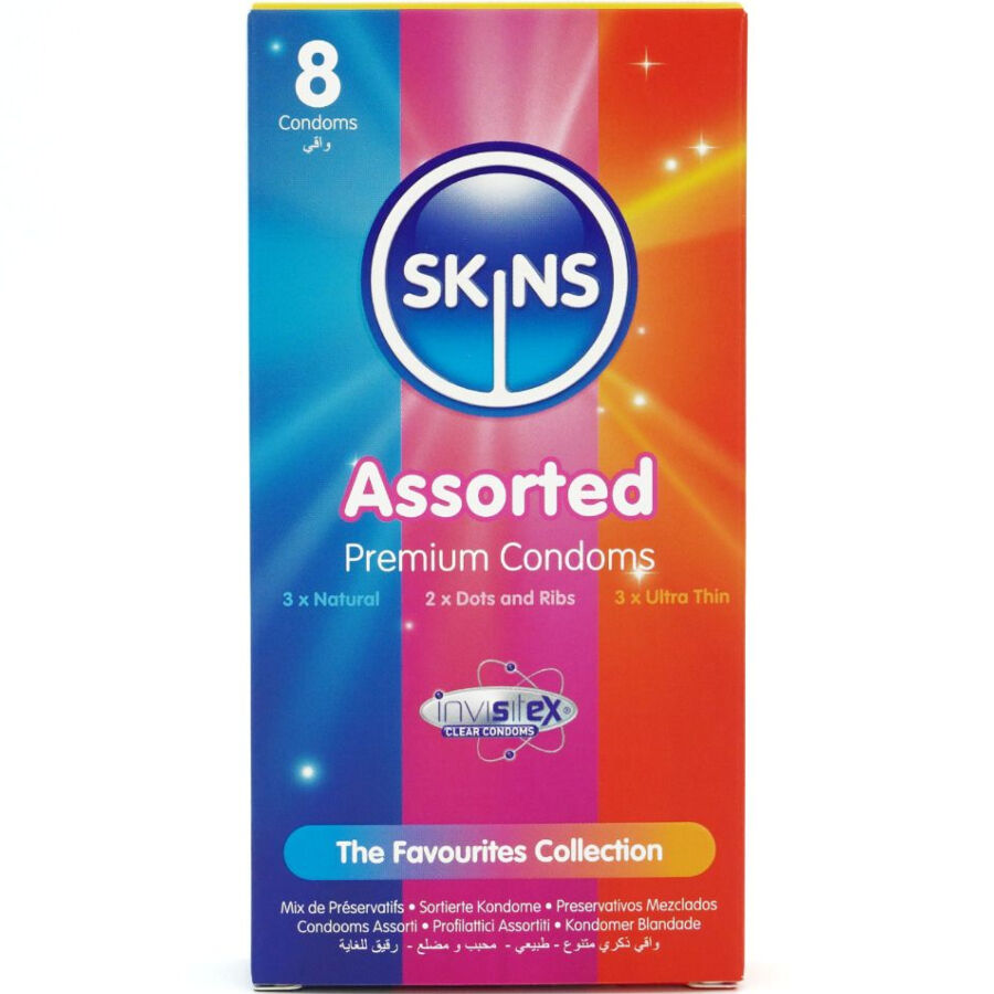 ASSORTED PREMIUM CONDOMS PACK 8