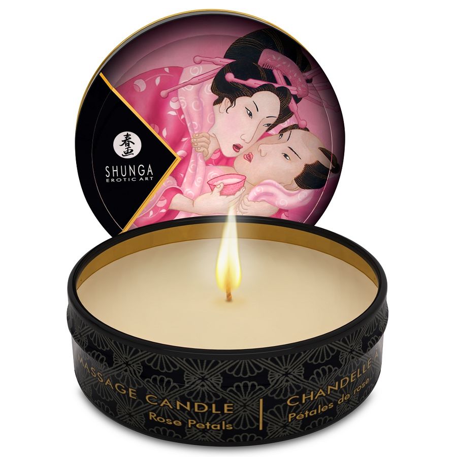 MINI CARESS BY CANDLELIGHT DISPLAY MASSAGE CANDLES 24 UNITS