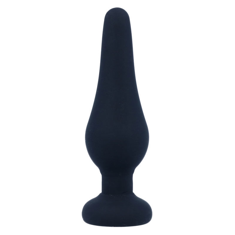ANAL PLUG PIPO S BLACK SILICONE 9.8 CM - Image 2