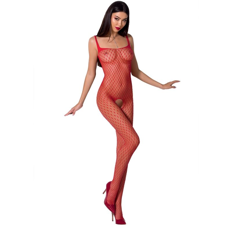 WOMAN BS071 RED BODYSTOCKING ONE SIZE