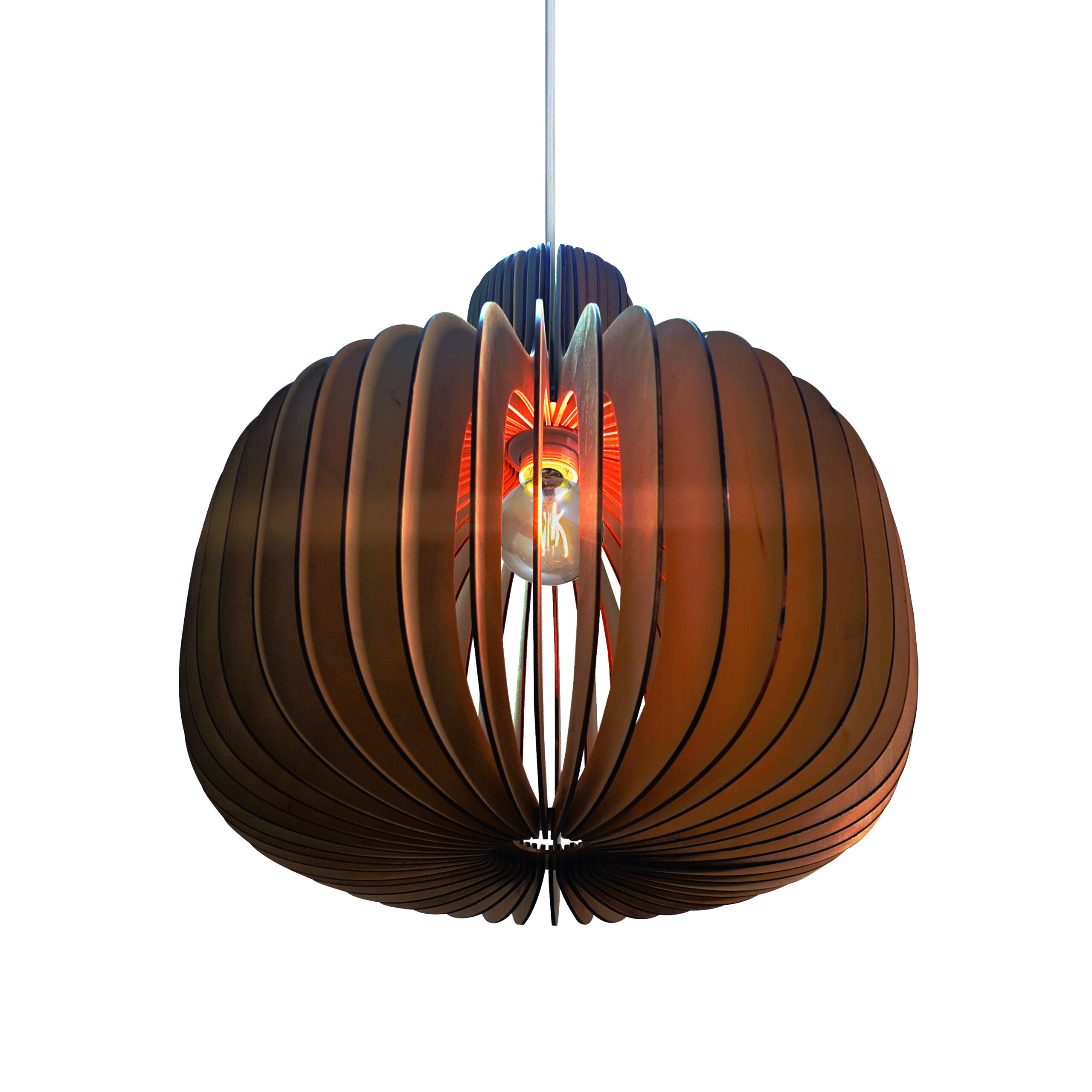 Nordlux Hazo 43 rippvalgusti, puiduvärvi - Image 2