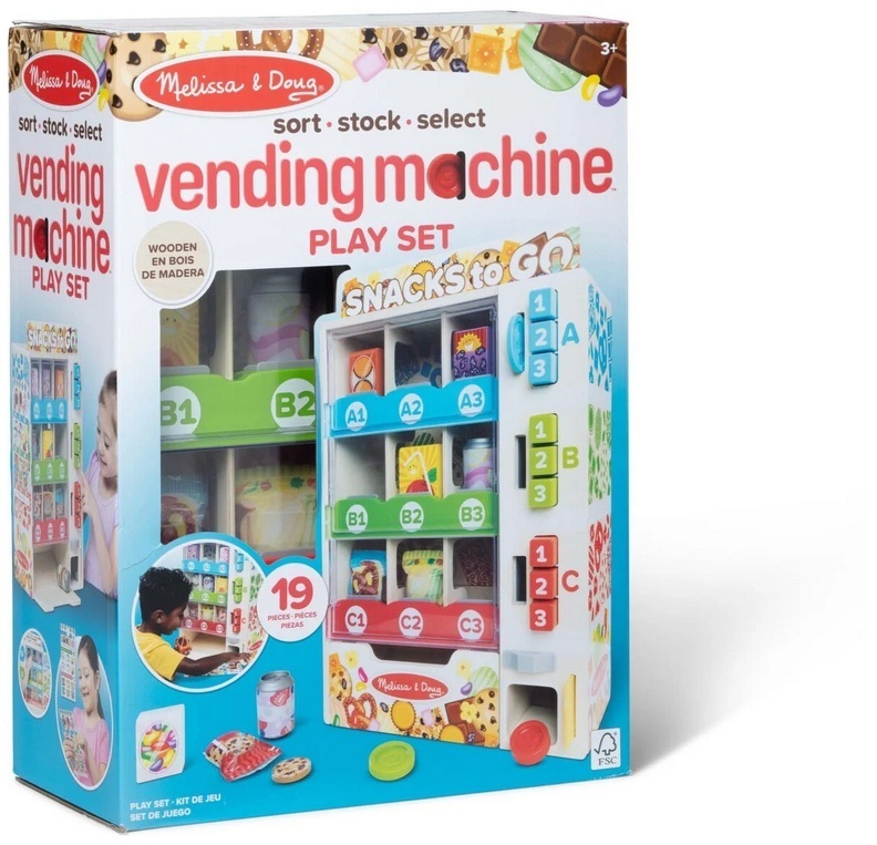 Melissa & Doug müügiautomaadi mängukomplekt