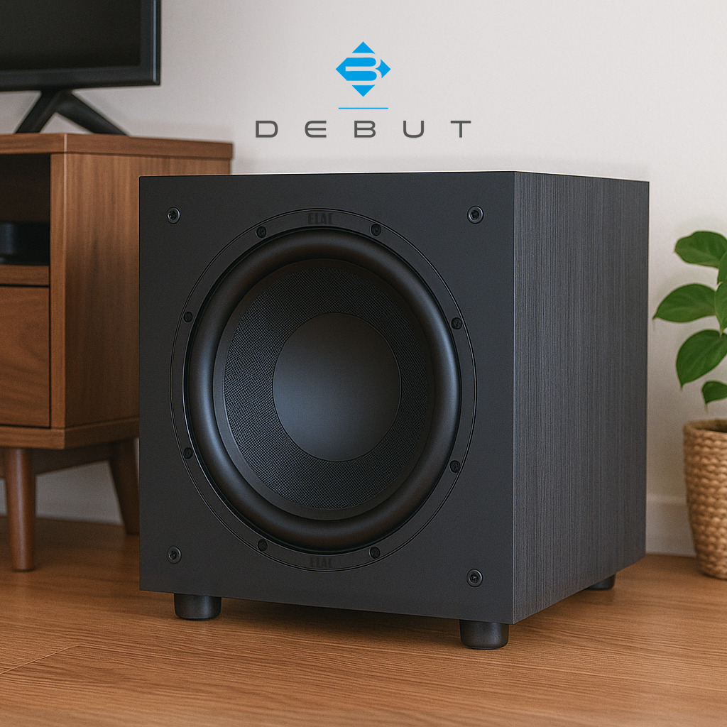 ELAC Debut 3.0 DS103 aktiivsubwoofer, must - Image 5