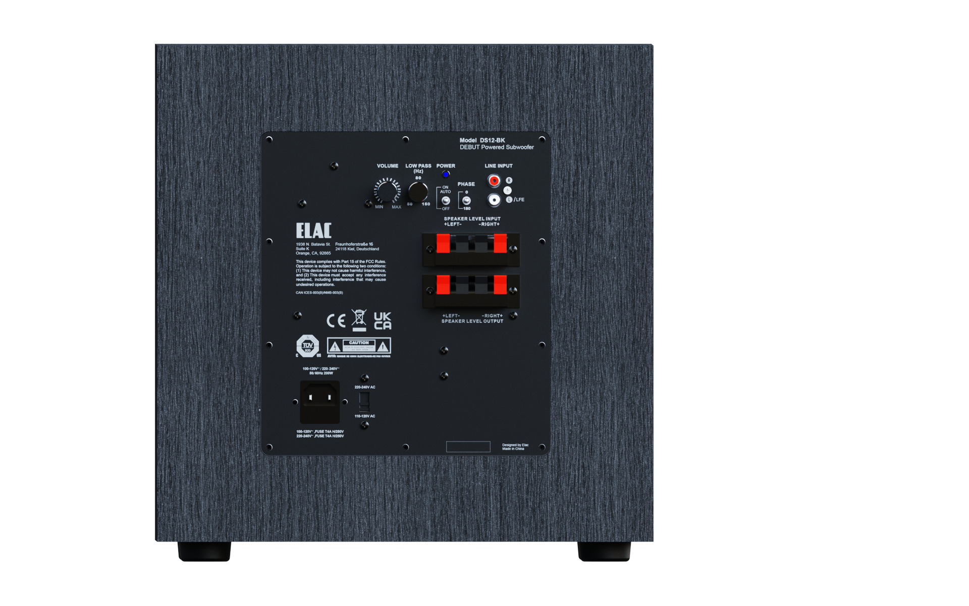 ELAC Debut 3.0 DS123 aktiivsubwoofer, must - Image 4