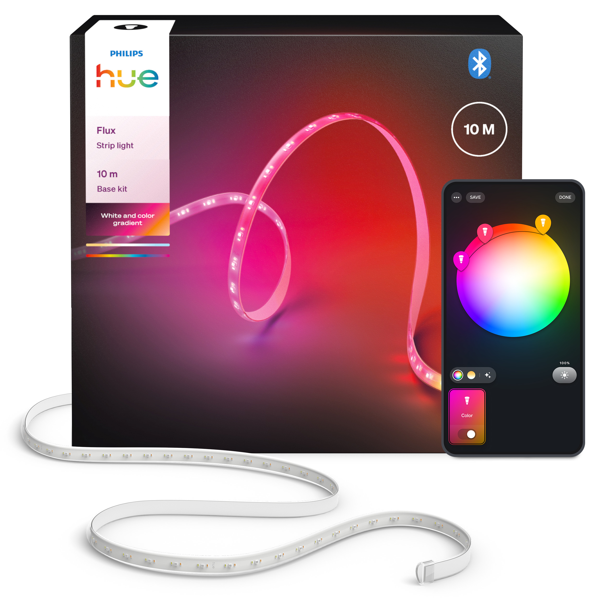 Philips Hue Flux nutikas valgusriba, 10 m
