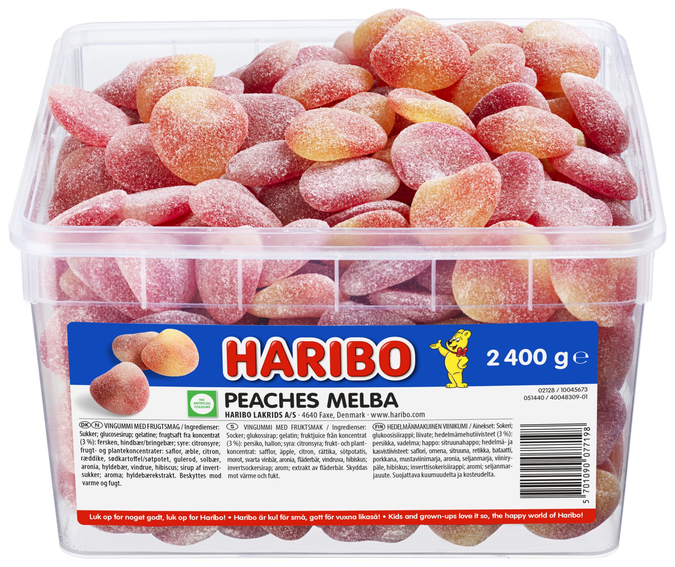 Haribo virsikud Melba lahtised kommid, 2,4 kg