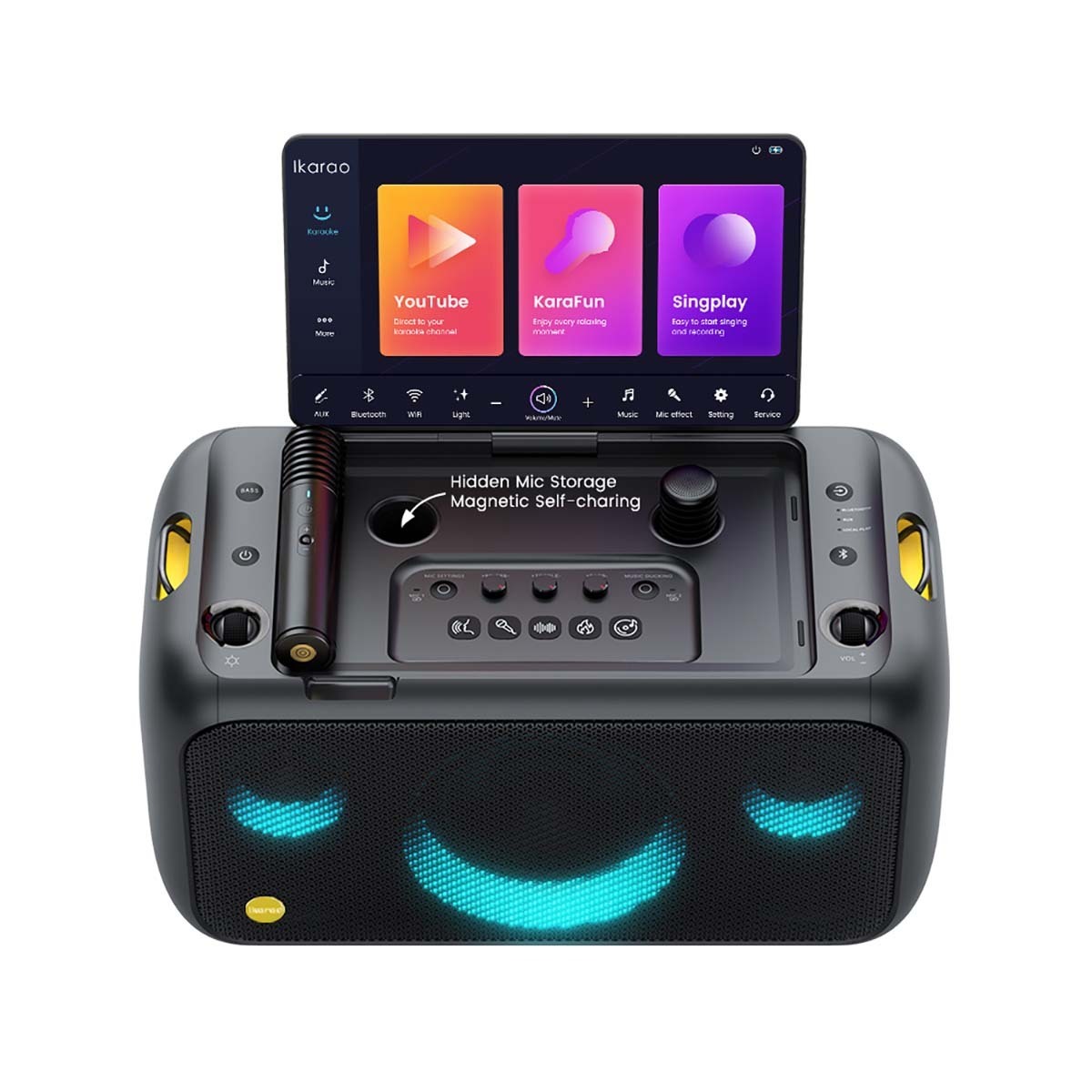 Ikarao Break X1 kaasaskantav karaoke kõlar - Image 2