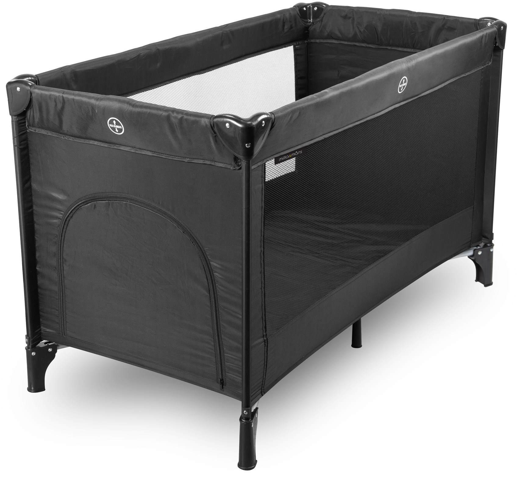 Milla & Måns Premium reisivoodi, must