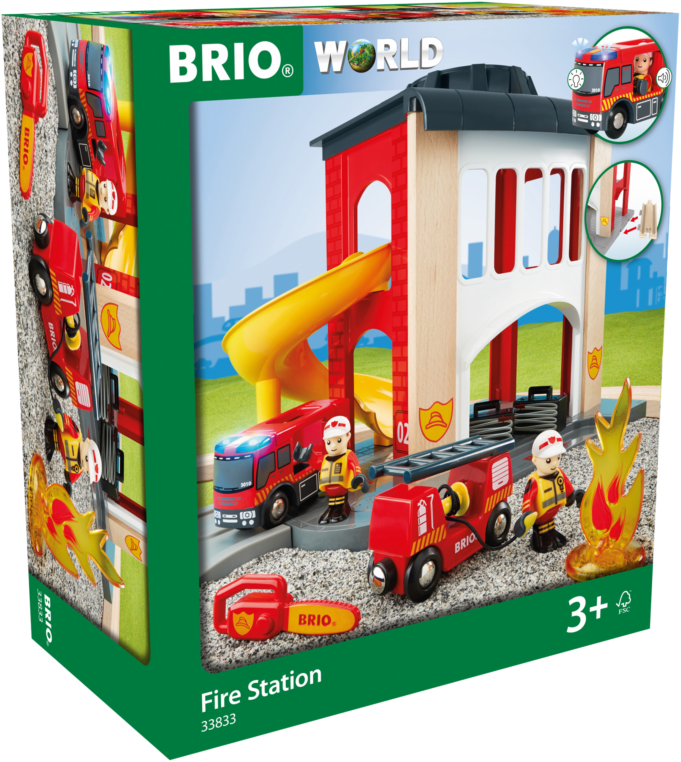 BRIO World 33833 - tuletõrjejaam