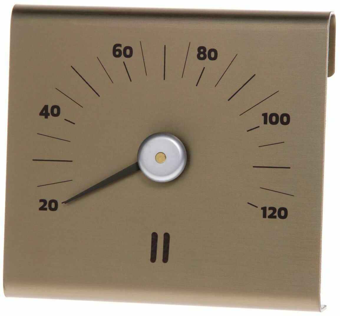 Rento saunatermomeeter, alumiinium, šampanjakarva