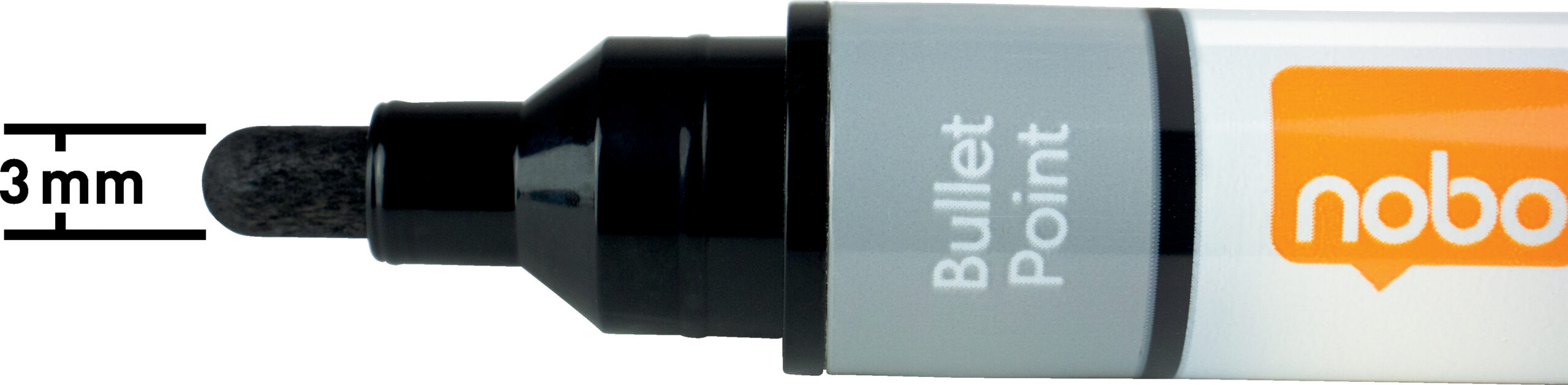 Nobo vedela tindiga tahvlipliiatsid, 6 tk, erinevad värvid - Image 3