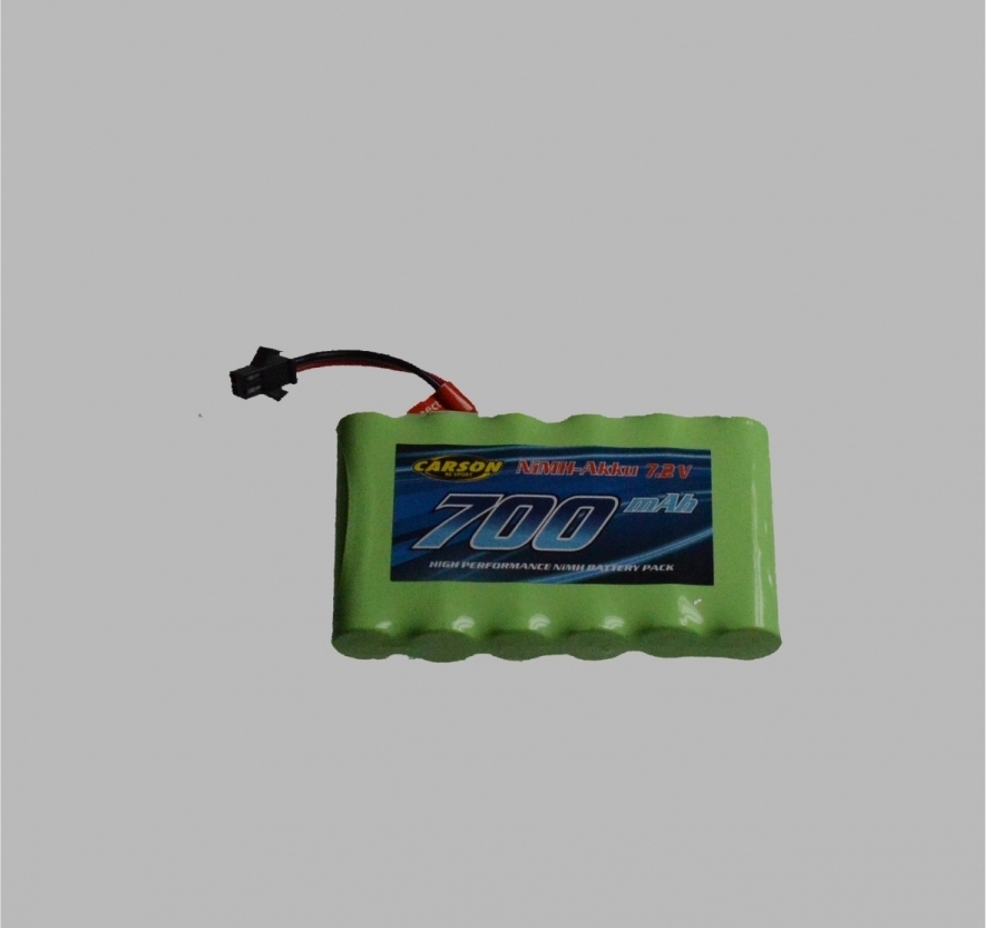 Carson valikuline aku NIMH 7.2V 700 MAH JST pistik