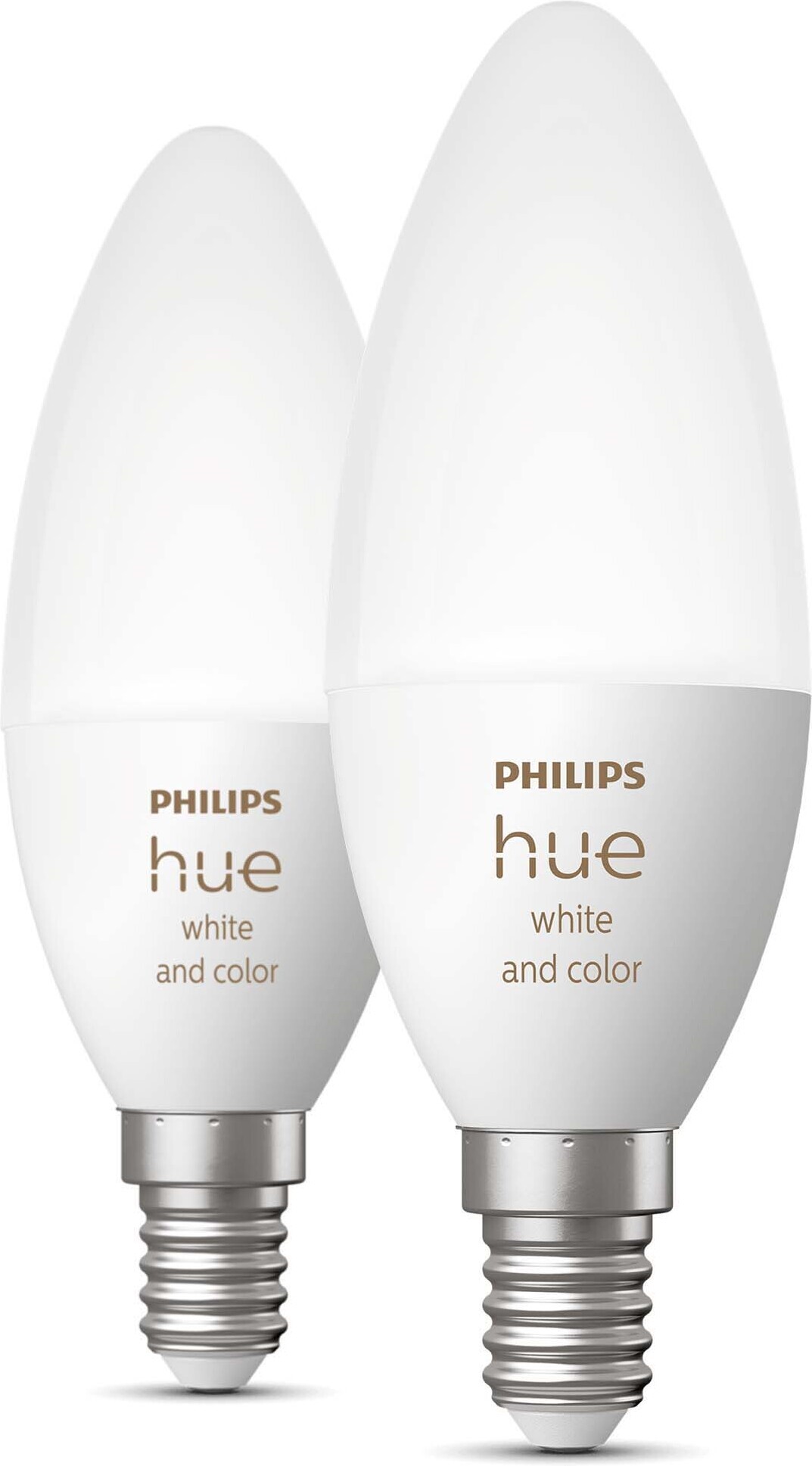 Philips Hue White and Color Ambiance nutikas pirn, E14, küünalpirn, 470 lm, 2 tk - Image 2