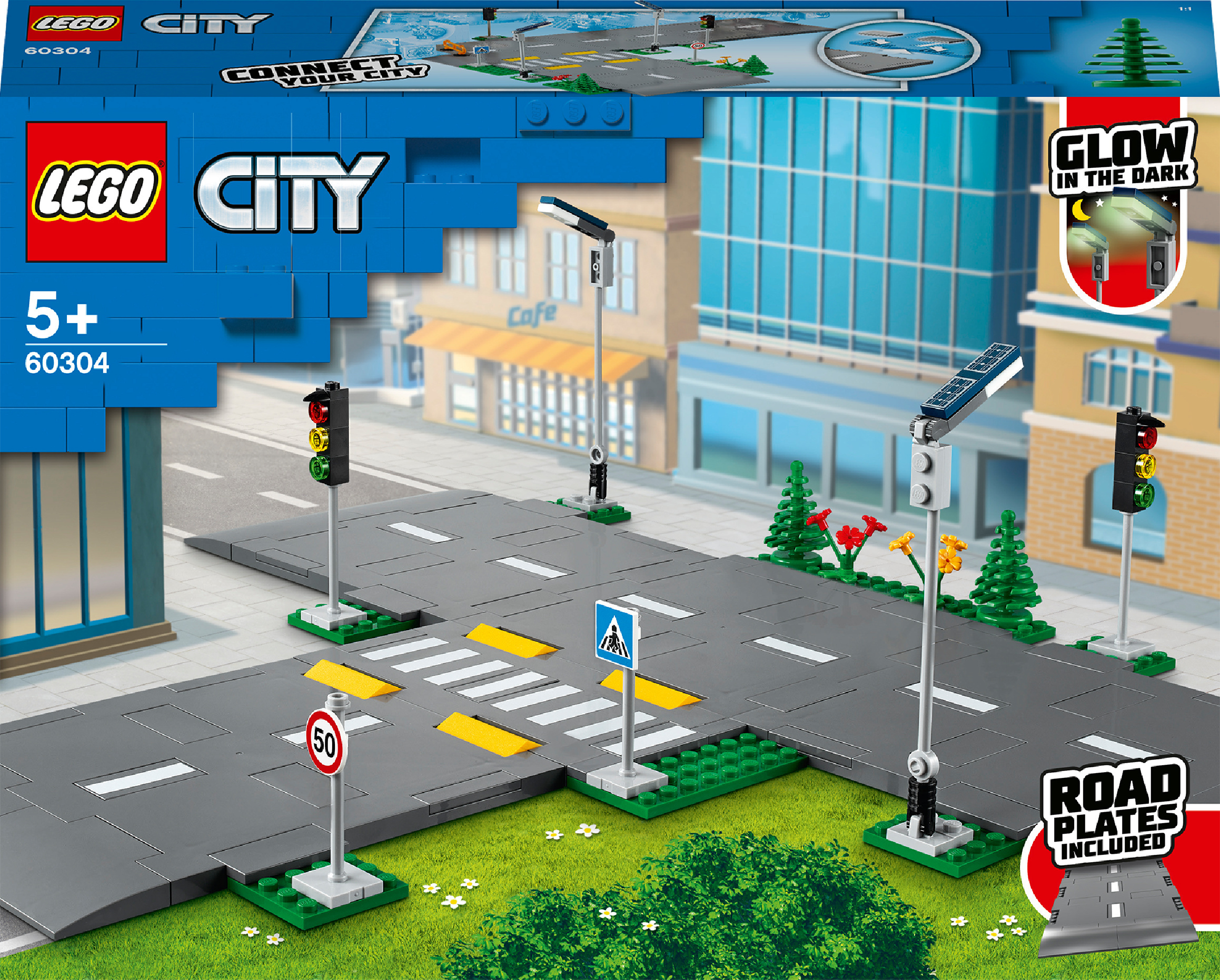 LEGO City Town 60304 - Teedeehitusplaadid