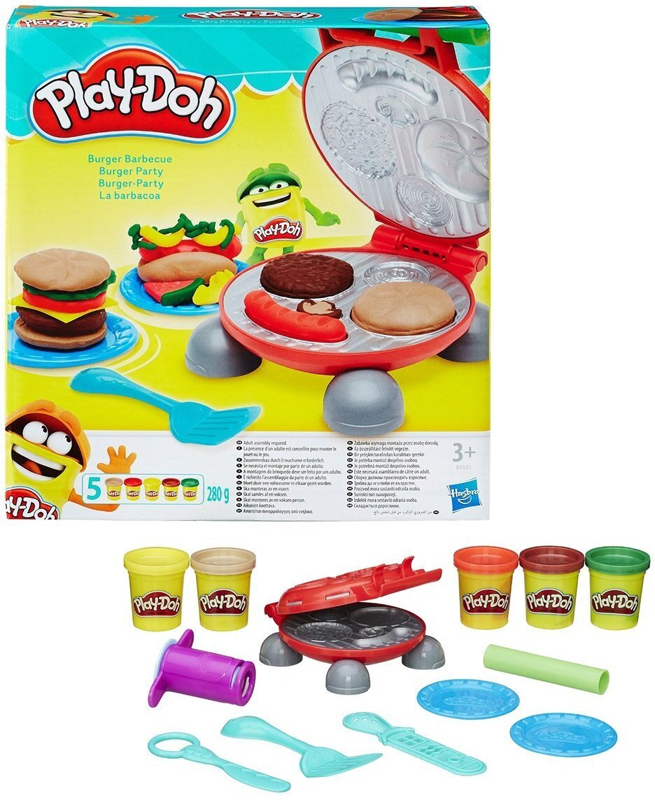 PLAY-DOH burgerigrilli mängukomplekt