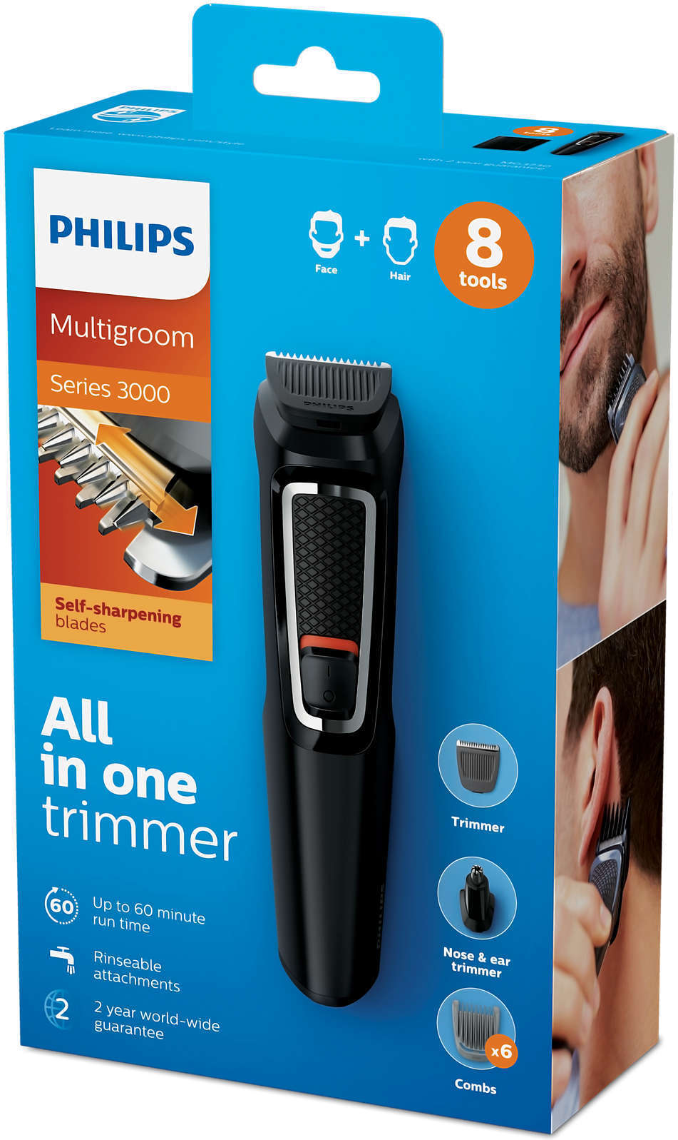 Philips Series 3000 MG3730/15 8-in-1 multigroom - habemetrimmer - Image 5