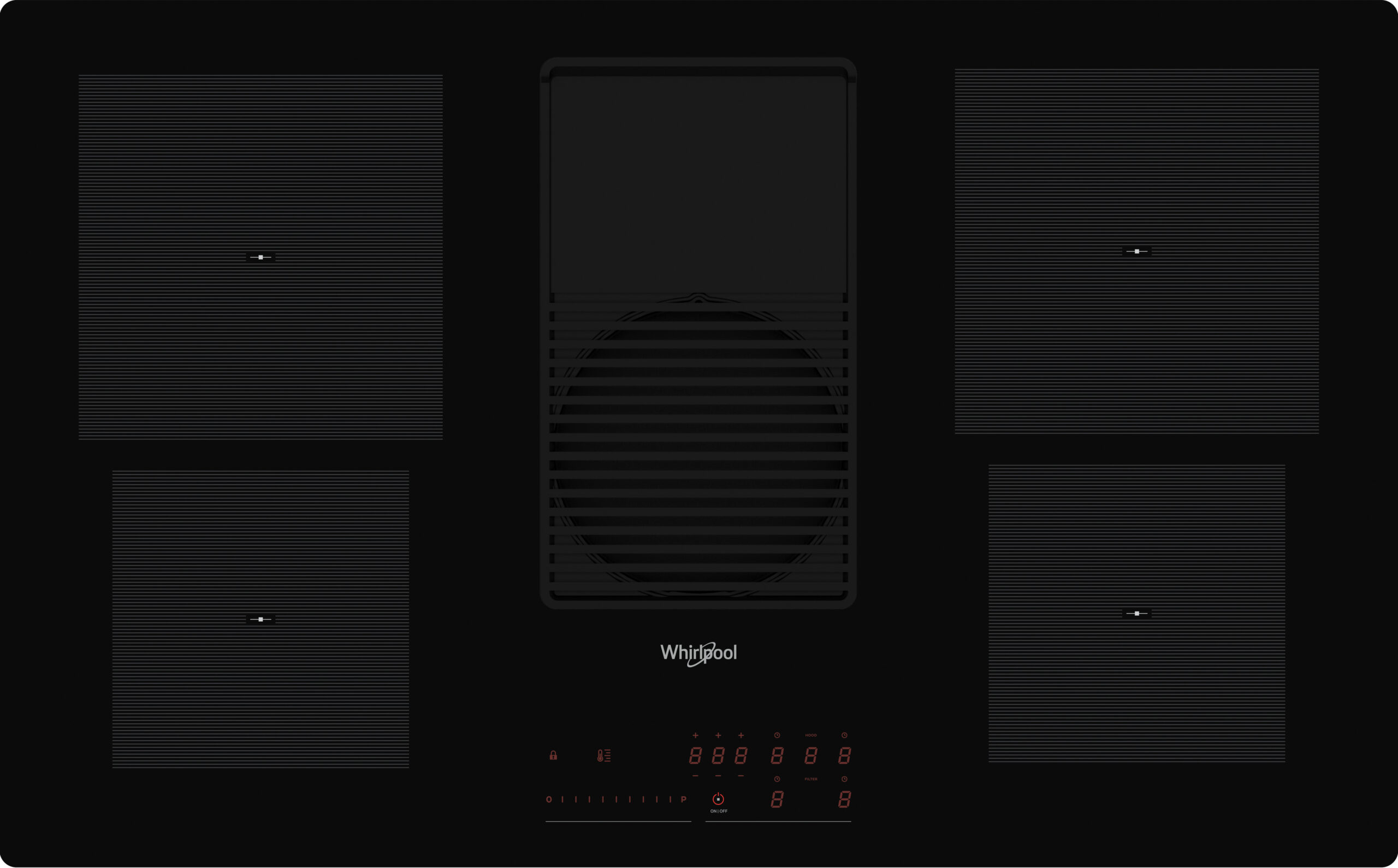 Whirlpool WVH 92 K F KIT/1 induktsioonpliit õhupuhastiga, 80 cm